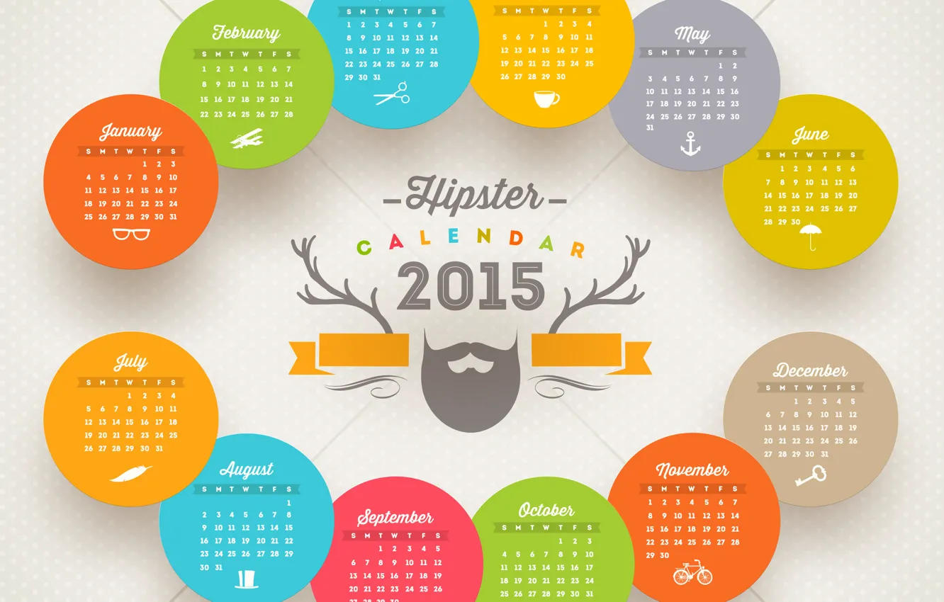 Photo wallpaper New, New year, Happy new year, 2015, Calendar, Calendar 2015