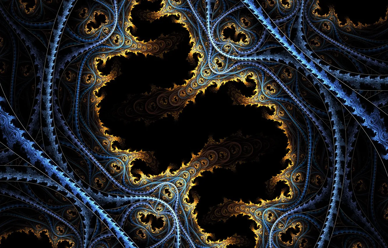 Photo wallpaper Black, Pattern, Abstraction