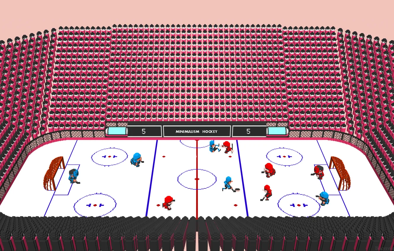 Photo wallpaper box, black, washer, red, the time, team, NHL, minimalism.