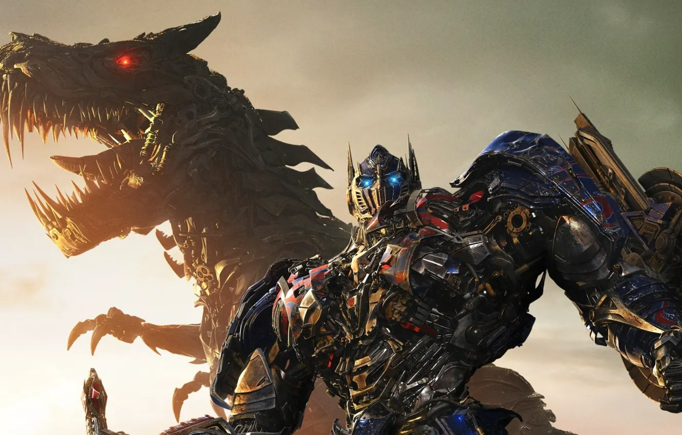 Photo wallpaper Transformers, Godzilla, Transformers
