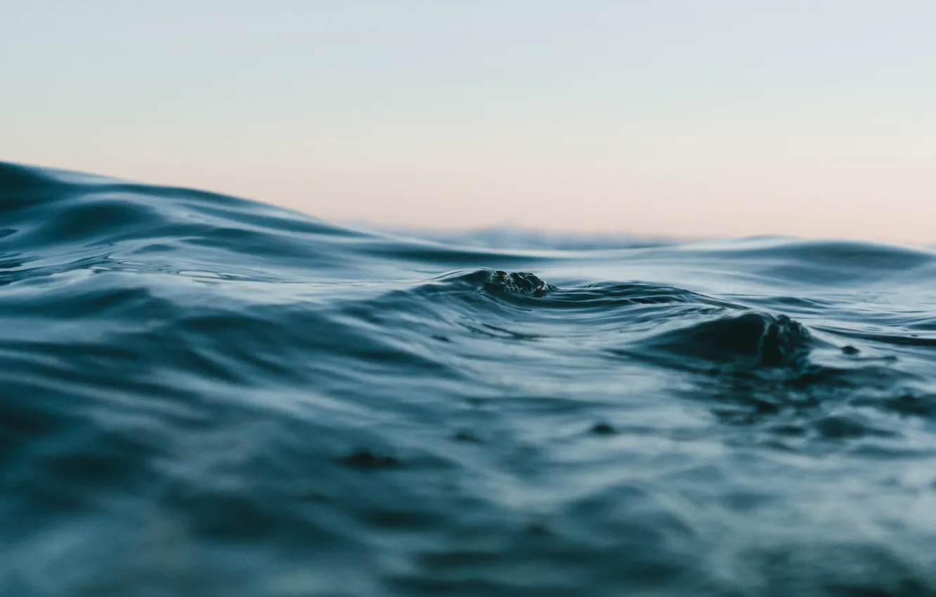 Photo wallpaper sea, wave, the sky, water, heat, the ocean, vacation