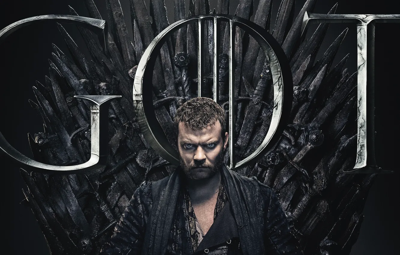 Photo wallpaper the throne, Game of Thrones, Greyjoy, Greyjoy, Johan Philip Asbæk, Euron Greyjoy, Euron Greyjoy, Euron