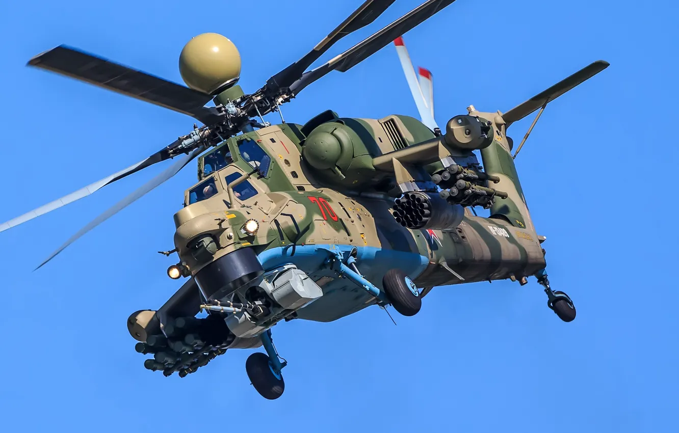 Photo wallpaper helicopter, Attack helicopter, Mi-28NM "Night superexotic", Mi-28NM