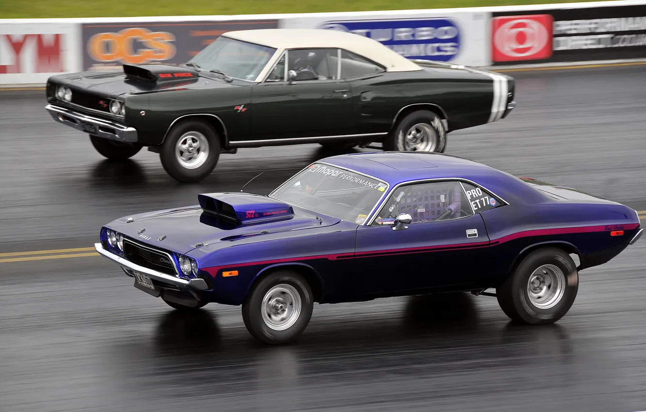Photo wallpaper style, race, speed, muscle car, drag racing