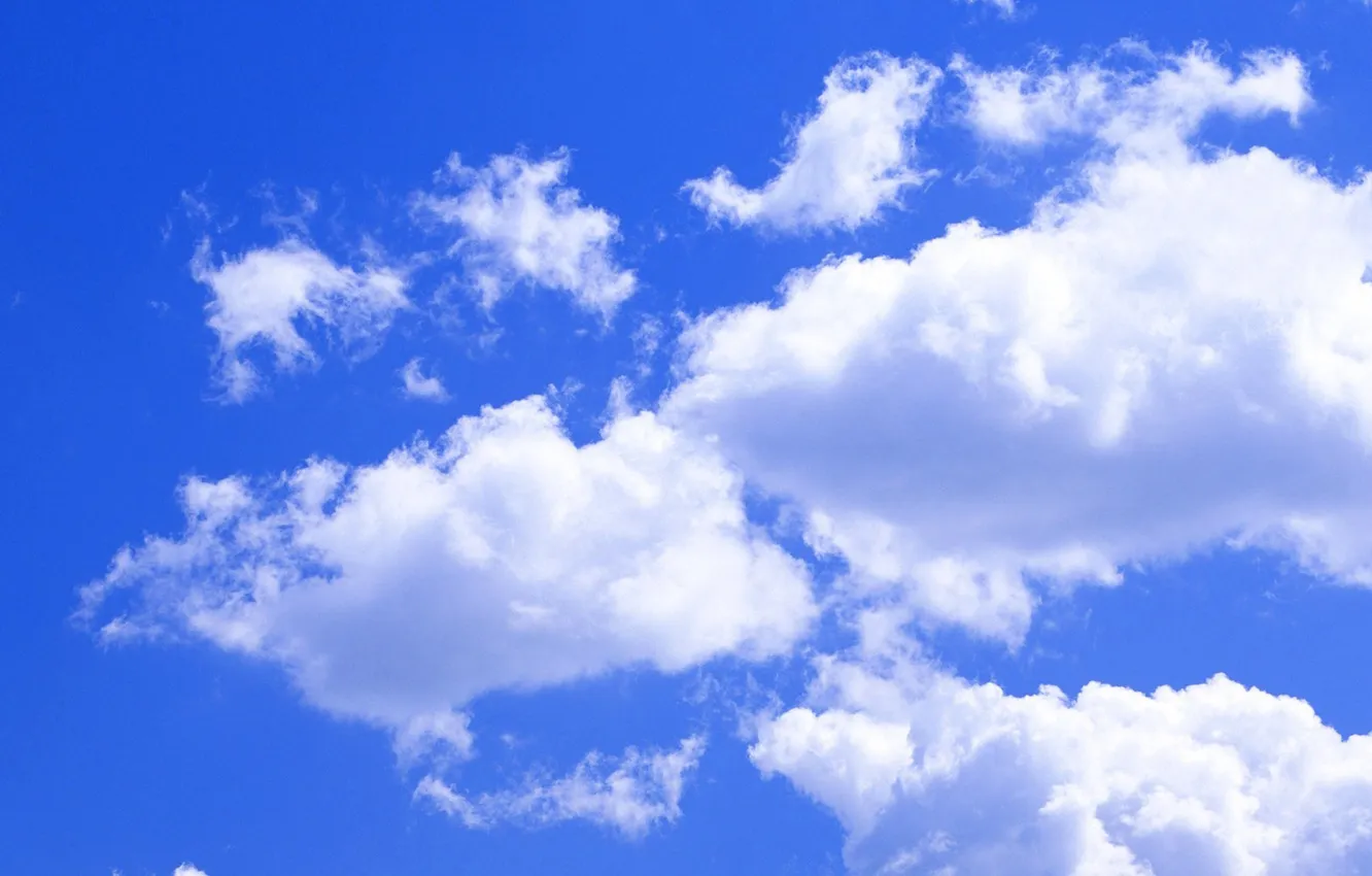 Photo wallpaper the sky, clouds, clouds, space