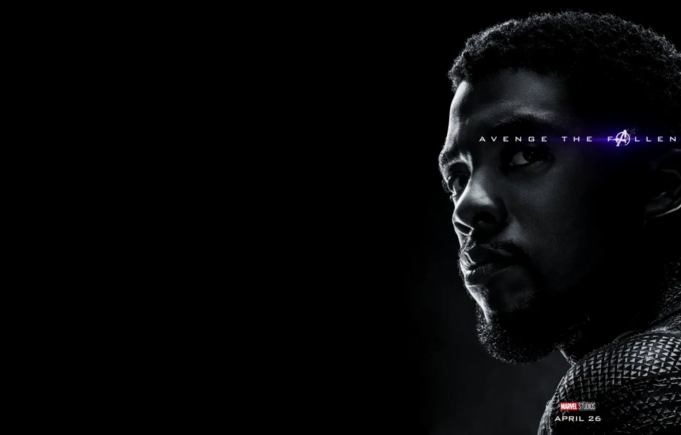 Photo wallpaper Black Panther, Avengers: Endgame, Avengers Finale, Terpily Thanos, Ashes after clicking, African-African