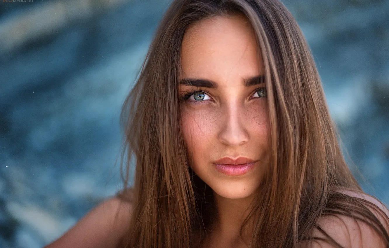 Photo wallpaper pretty, look, Sergei Kalabushkin