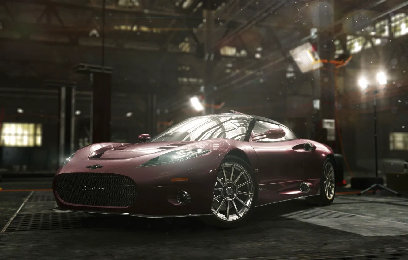 Photo wallpaper spyker C8 aileron, The Crew, Realistic Car Modeling