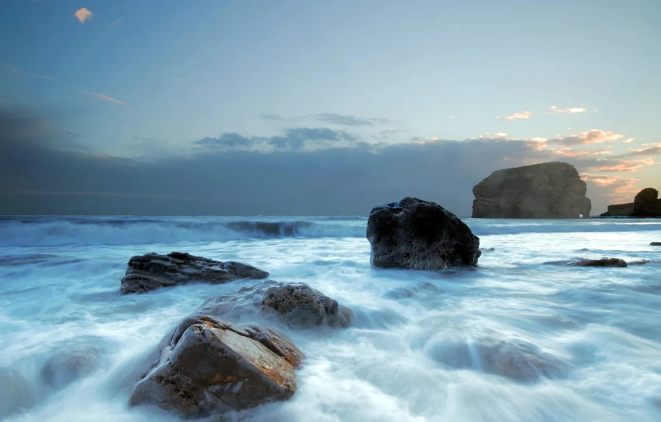 Photo wallpaper sea, landscape, shore
