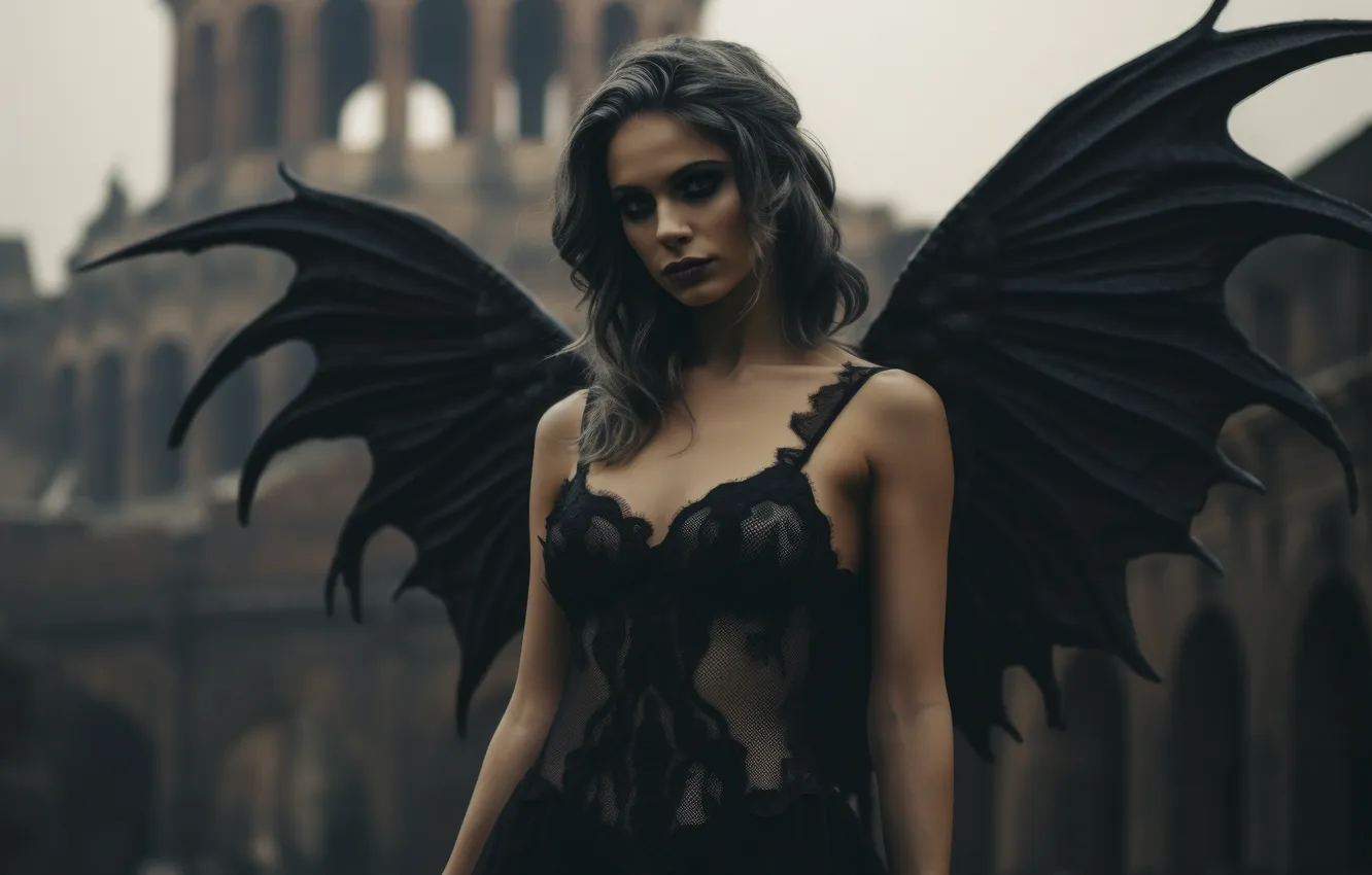 Photo wallpaper demon, female, representation, Entity