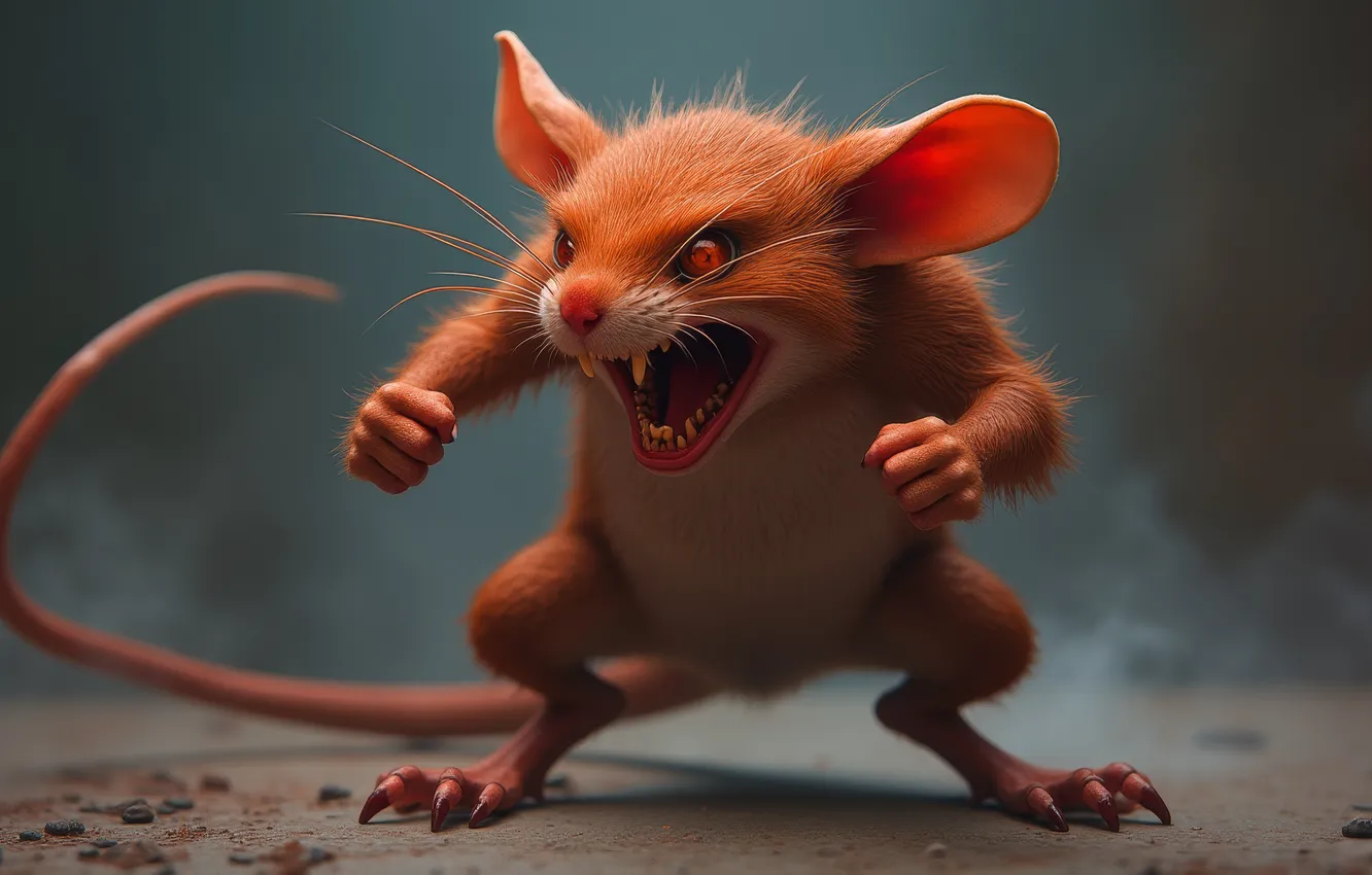 Photo wallpaper red eyes, solo, mouth, Open