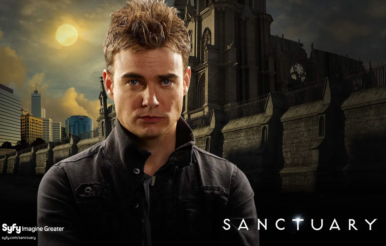 Photo wallpaper the series, asylum, Sanctuary, Dr. Will Zimmerman, Robin Dunne