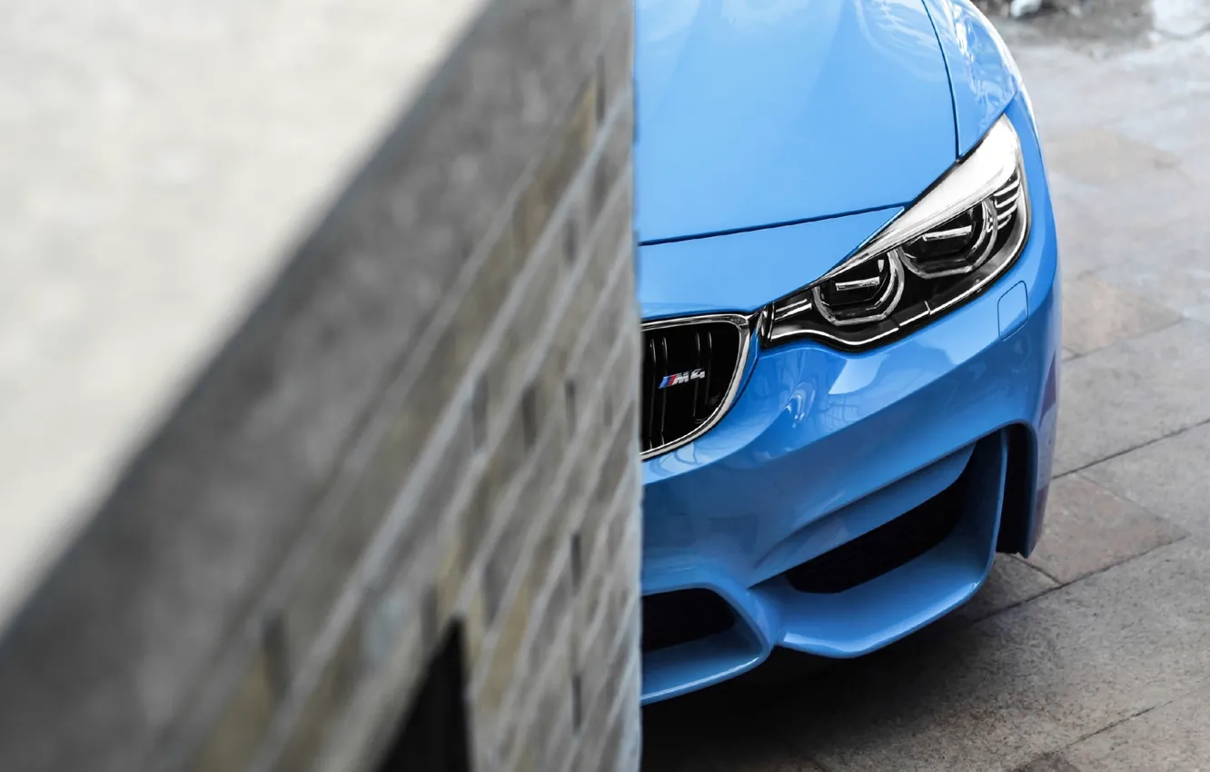 Photo wallpaper BMW, Blue, F82, Sight, LED