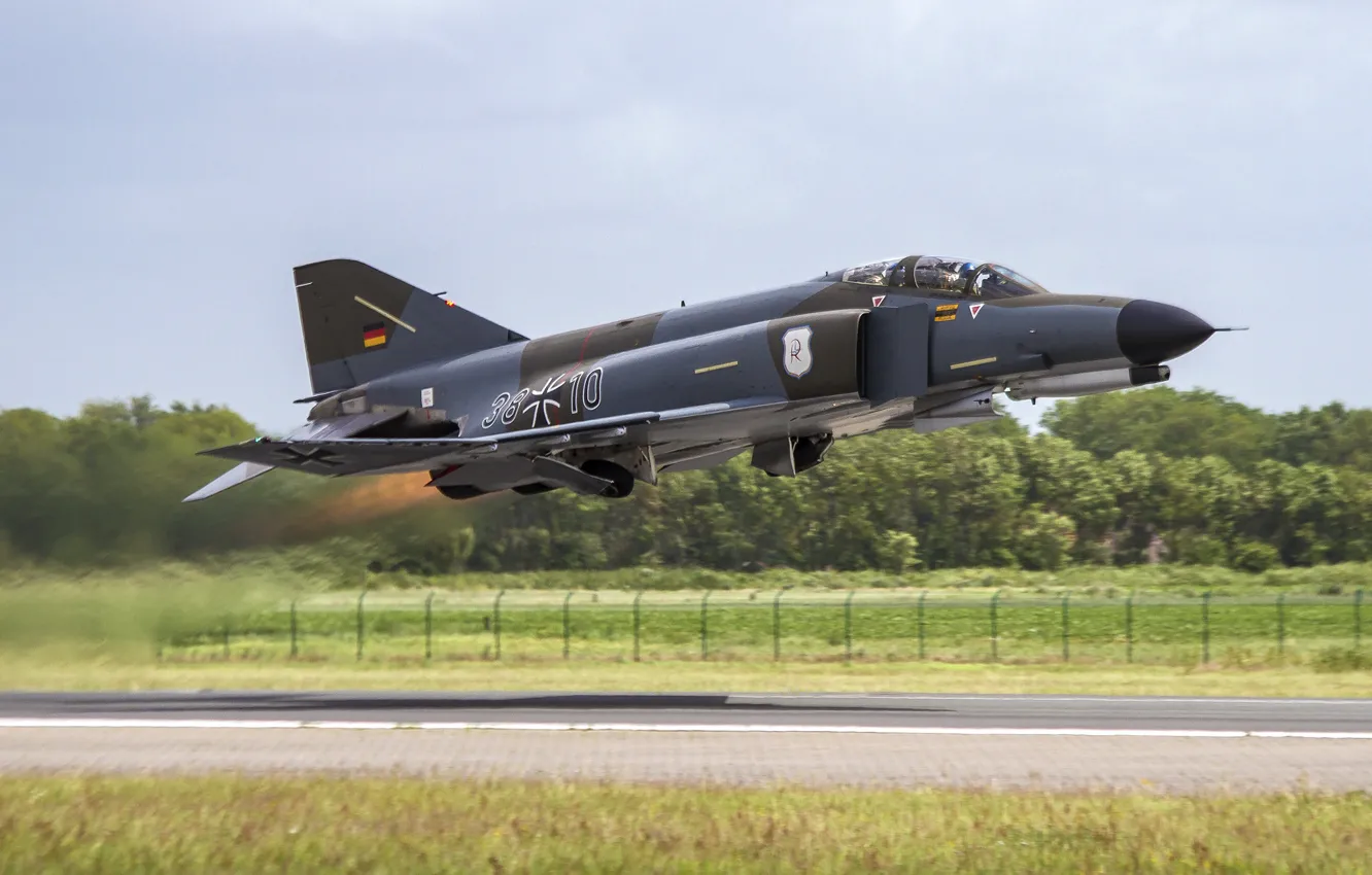 Photo wallpaper fighter, multipurpose, Phantom II, McDonnell Douglas, Phantom II, F-4F