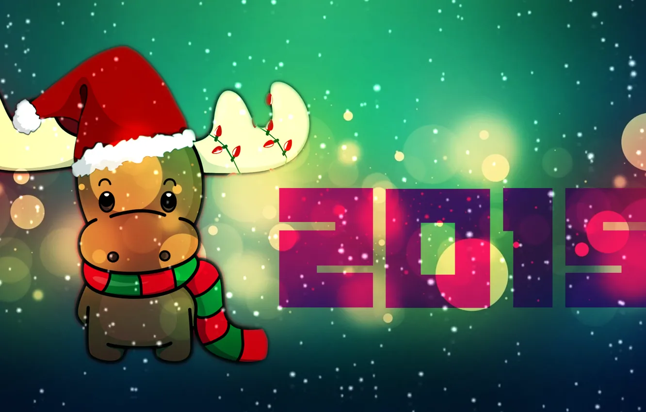 Photo wallpaper Happy New Year, Christmas, New Year, December, Merry Christmas, Holiday, 2015