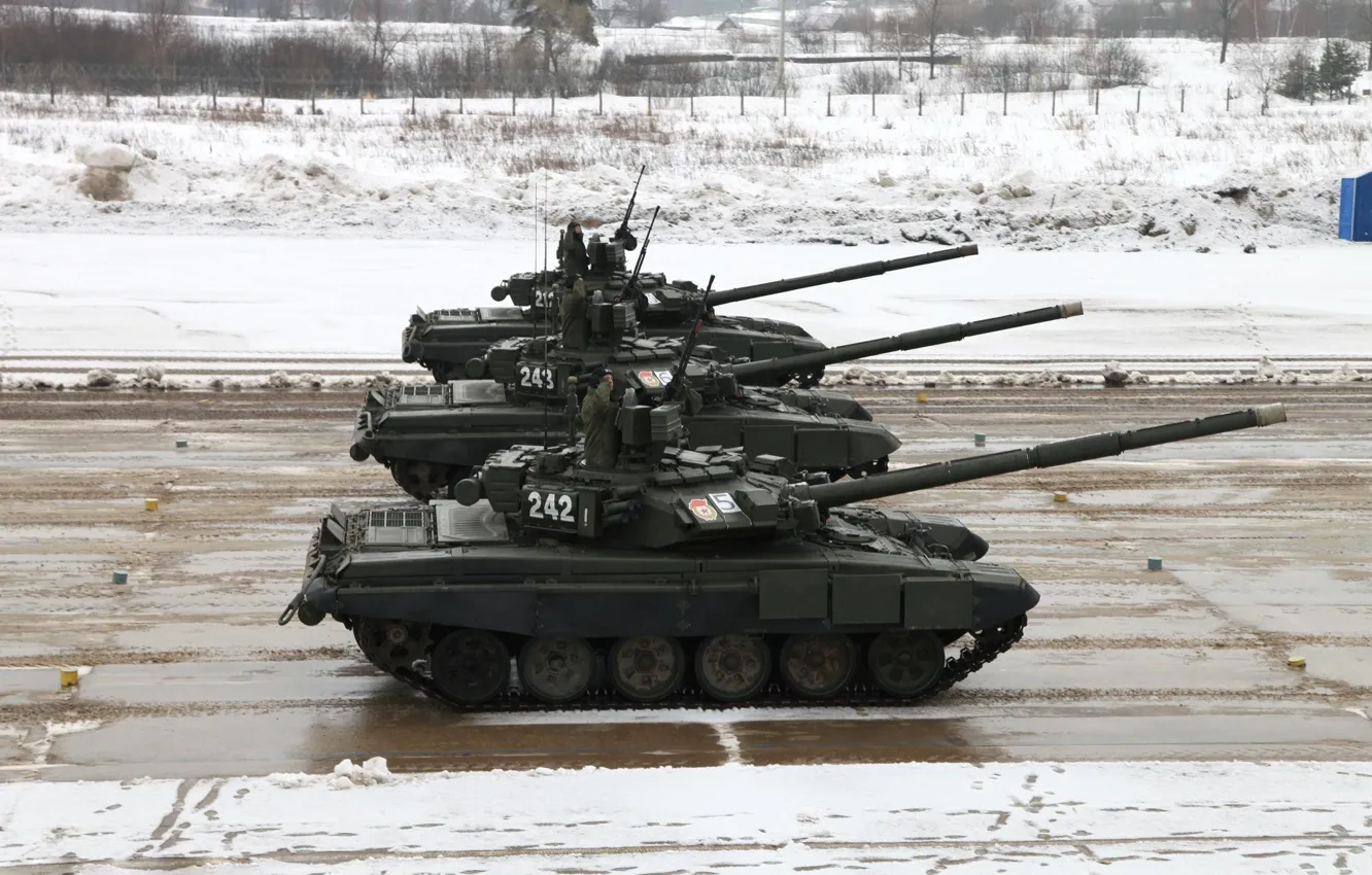 Photo wallpaper tank, Russia, armor, military equipment, T-90A, UVZ