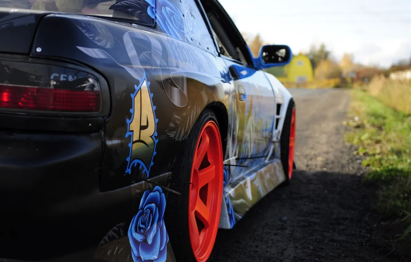 Photo wallpaper Silvia, Nissan, s13
