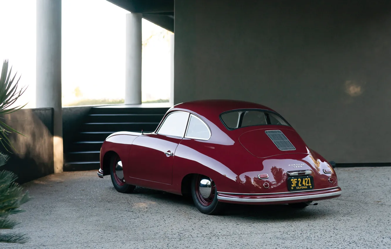 Photo wallpaper Porsche, vintage, 356, 1951, Porsche 356 1300 Coupe