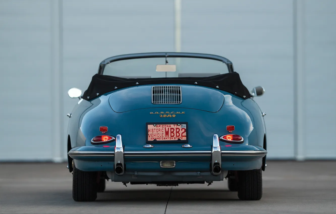 Photo wallpaper Porsche, 356, 1961, Porsche 356B 1600 Super Cabriolet