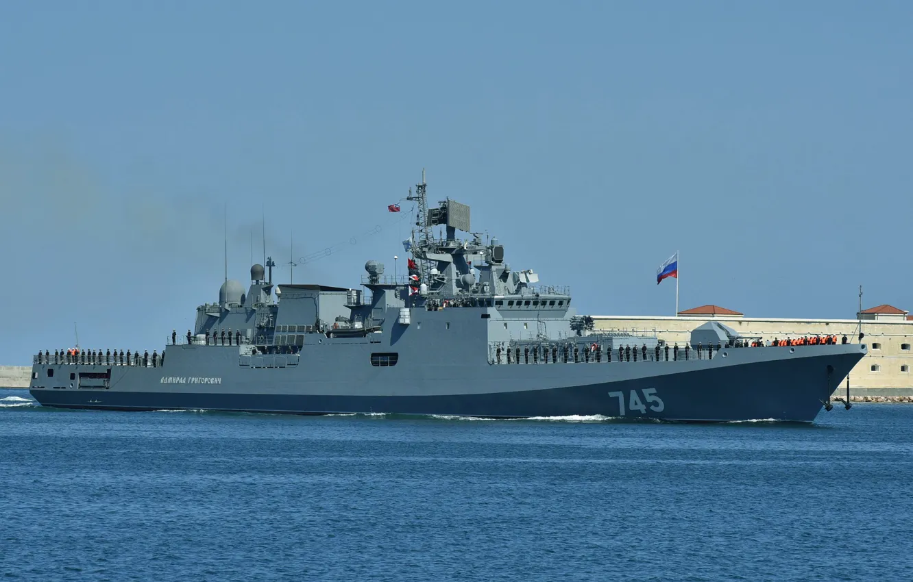 Photo wallpaper frigate, Sevastopol, Admiral Grigorovich