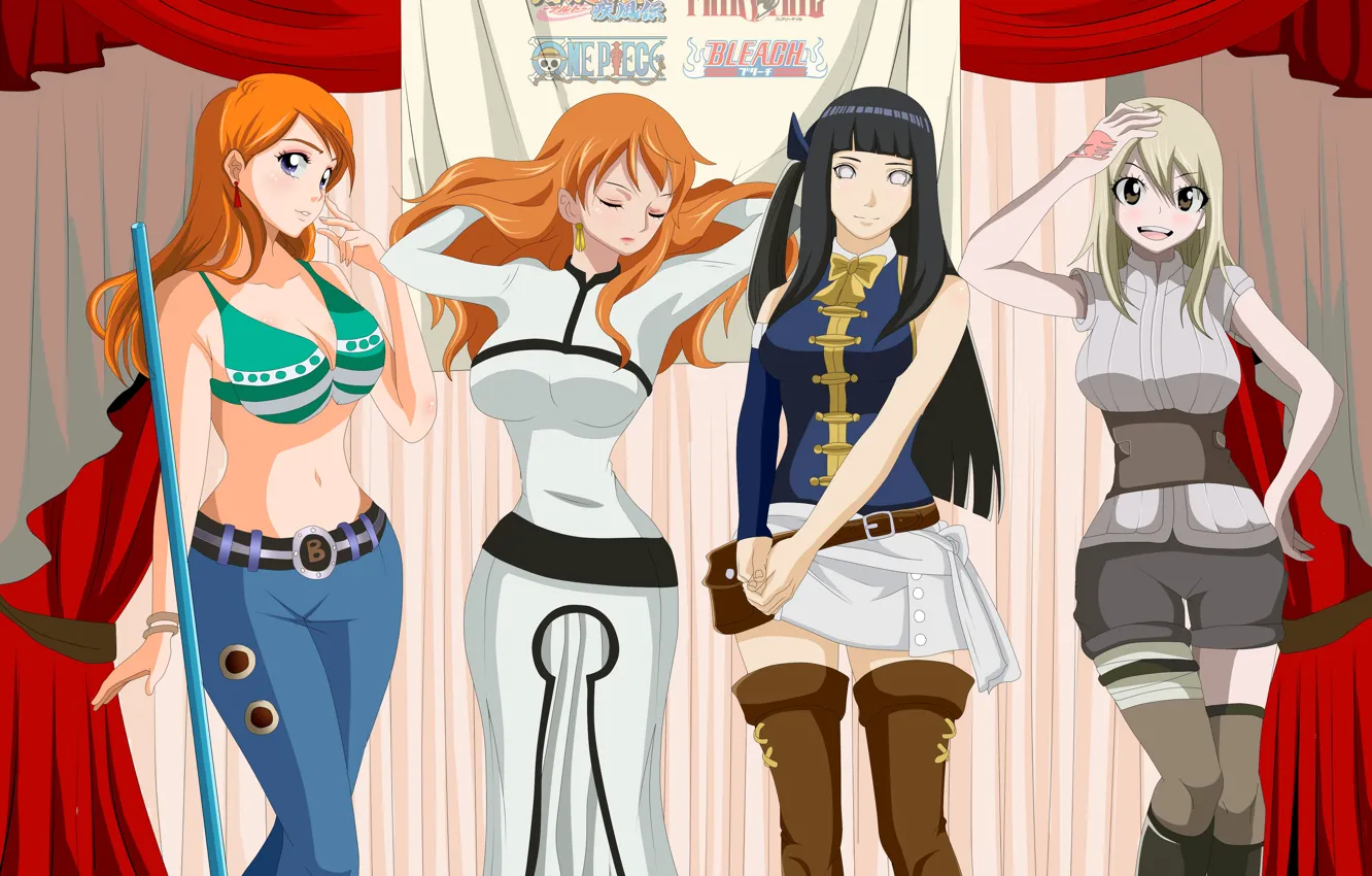 Photo wallpaper girl, anime, art, different, cosplay