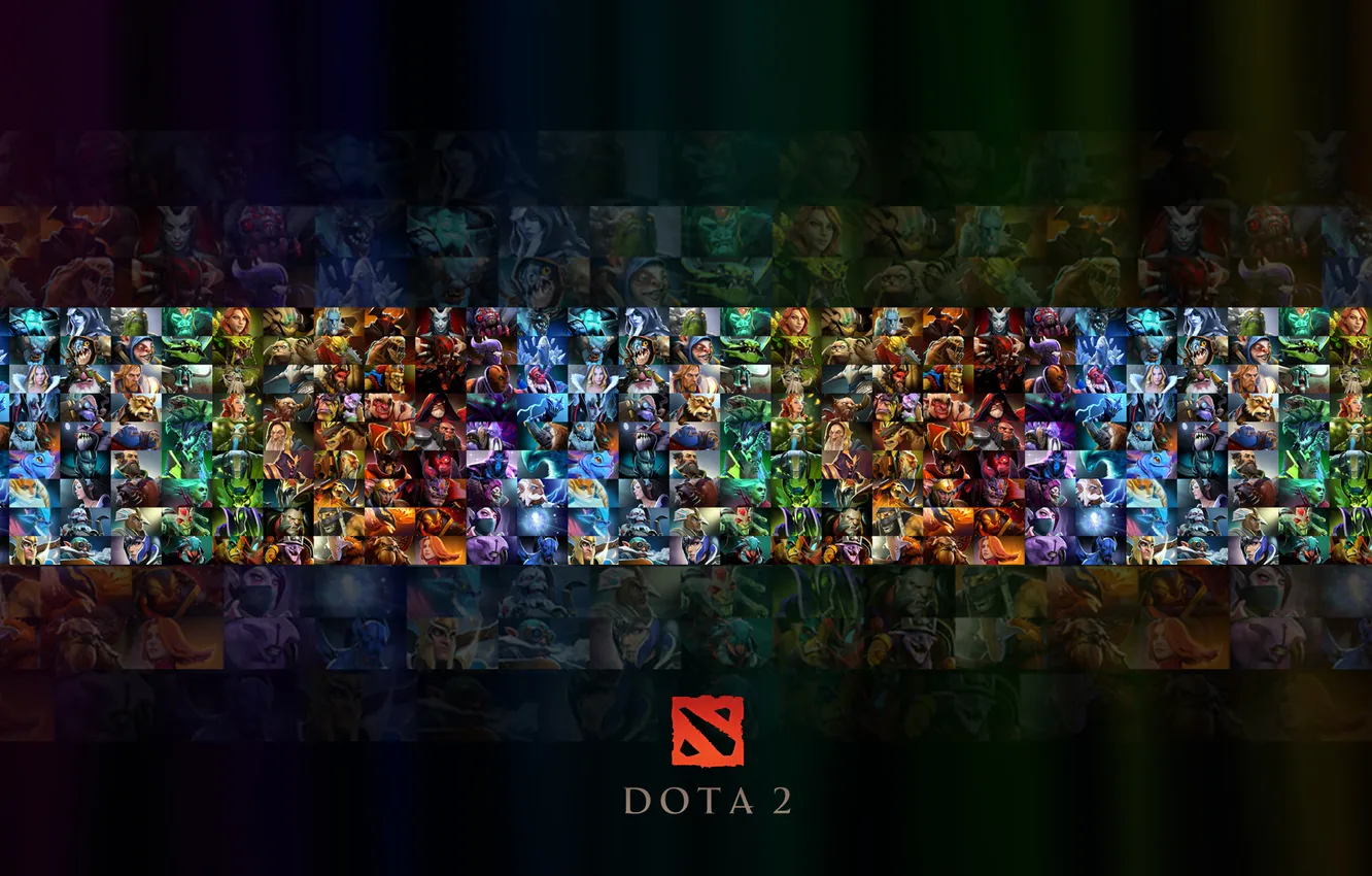 Photo wallpaper rainbow, dota, DotA, DotA 2, dota2, dota 2