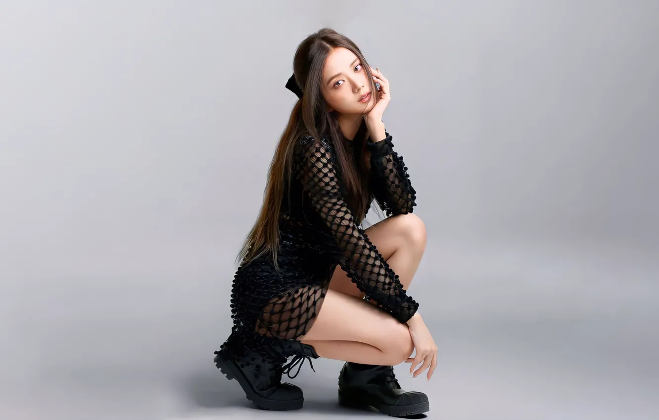 Photo wallpaper Wallpaper for desktop, Kpop, 16:9, Blackpink, 3840x2160, Korean singer, Kim Jisoo, Kim Ji Soo