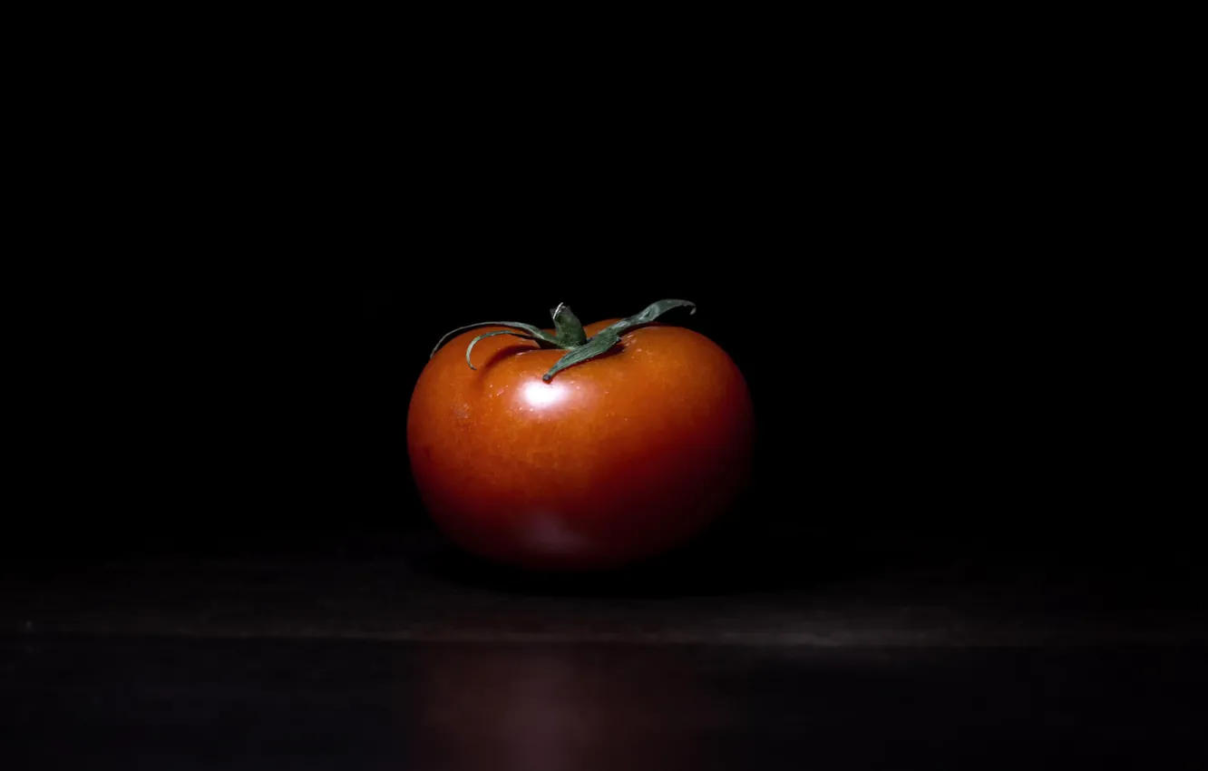 Photo wallpaper background, tomato, Lonely tomato