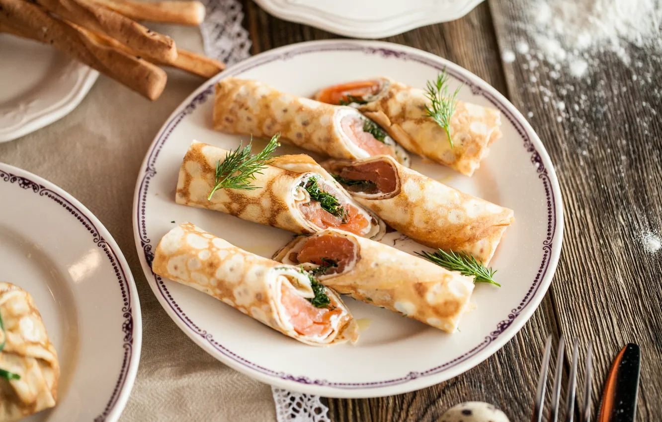Photo wallpaper holiday, pancakes, Carnival
