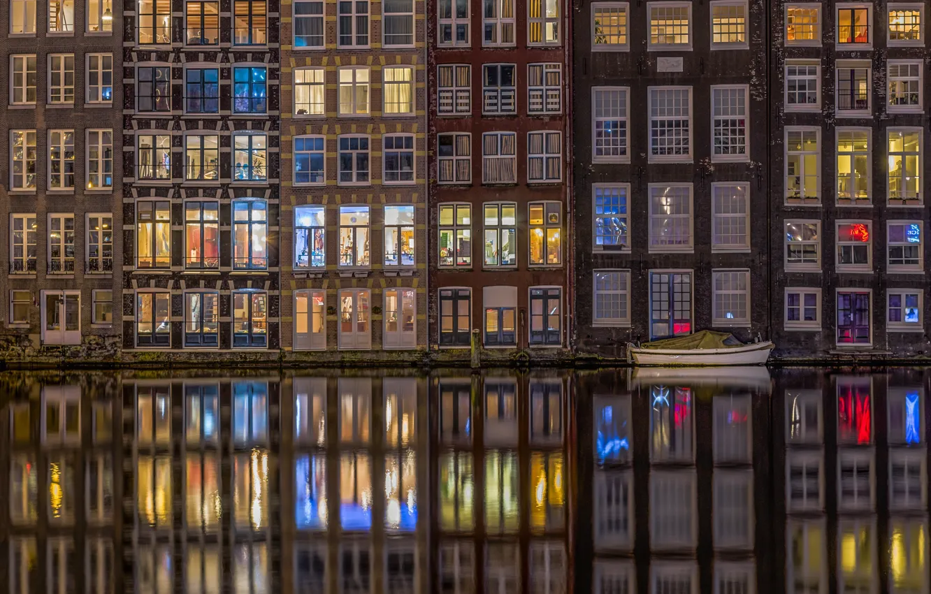 Photo wallpaper Amsterdam, Netherlands, North Holland