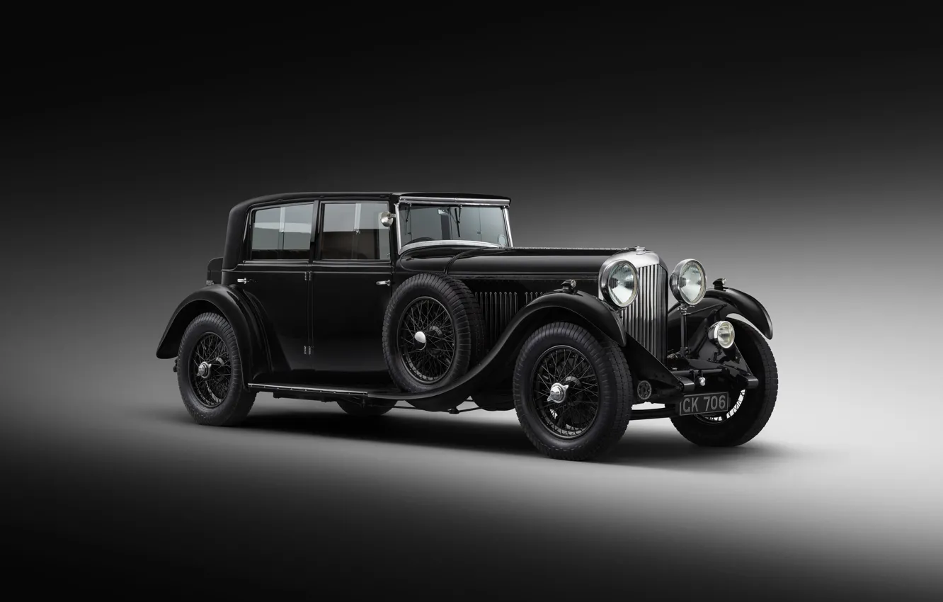 Photo wallpaper Bentley, Bentley, 1930, Bentley Mulsanne, Black and white, Luxury car, Luxury car