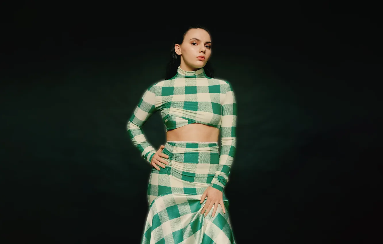 Photo wallpaper pose, background, model, portrait, actress, brunette, outfit, beauty