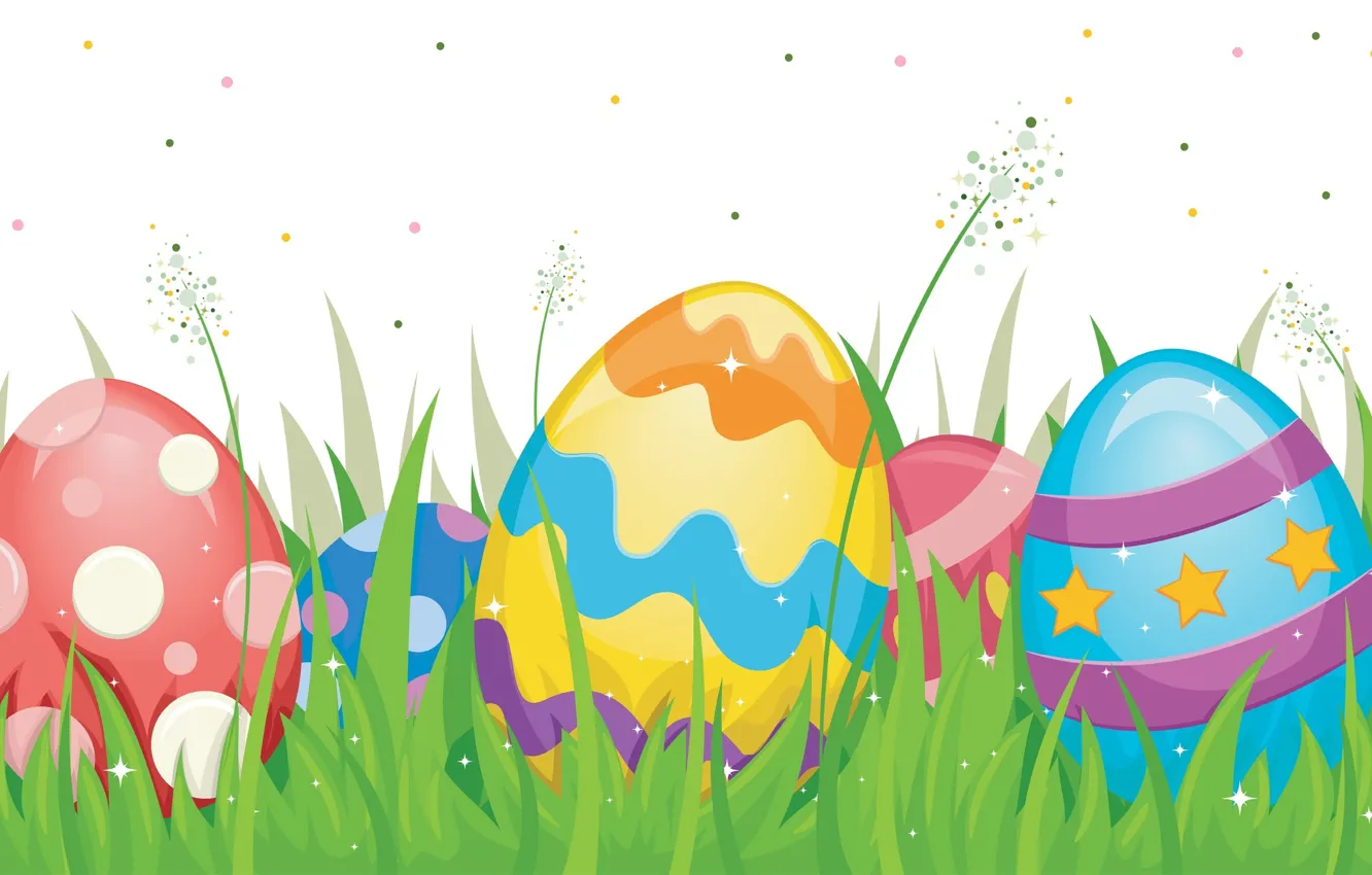 Photo wallpaper background, holiday, art, Easter, eggs