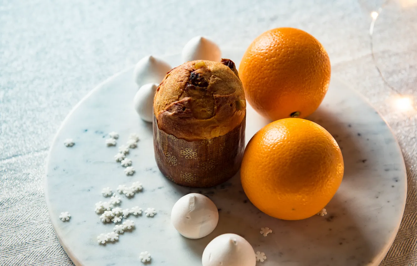 Photo wallpaper orange, food, Easter, citrus, cake, cakes