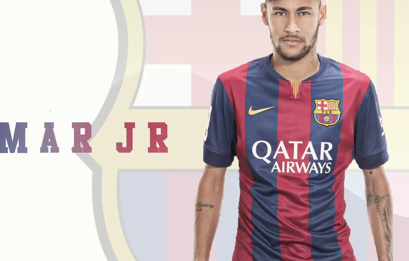 Photo wallpaper wallpaper, sport, football, player, FC Barcelona, Neymar JR