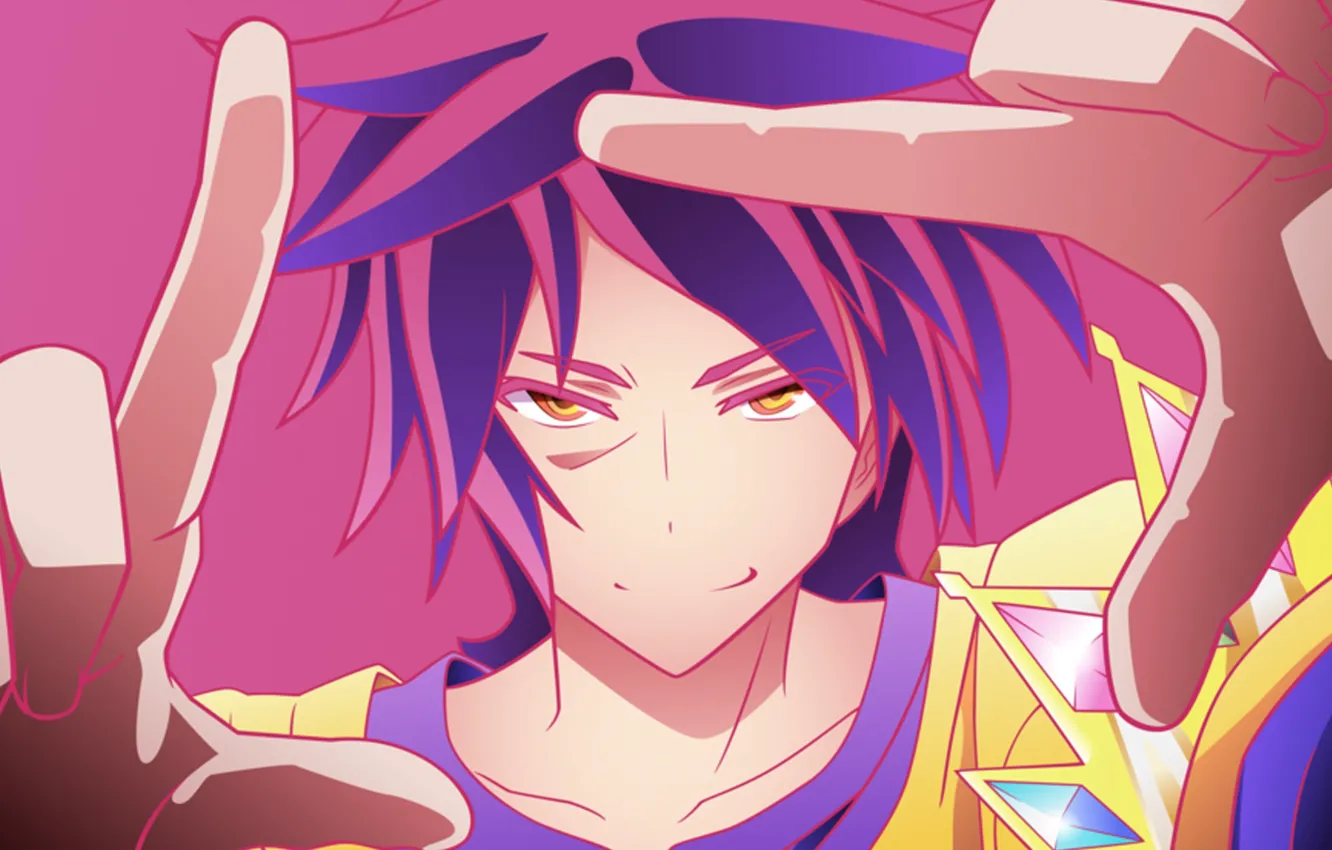 Photo wallpaper anime, art, guy, No Game No Life