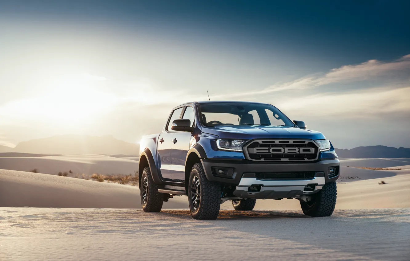 Photo wallpaper Ford, Raptor, pickup, Ranger, 2019