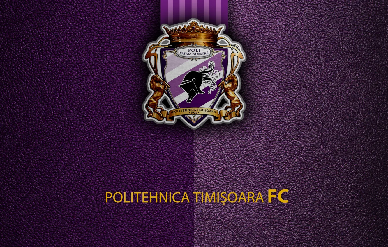 Photo wallpaper wallpaper, sport, logo, football, "Politehnica" Of Timisoara
