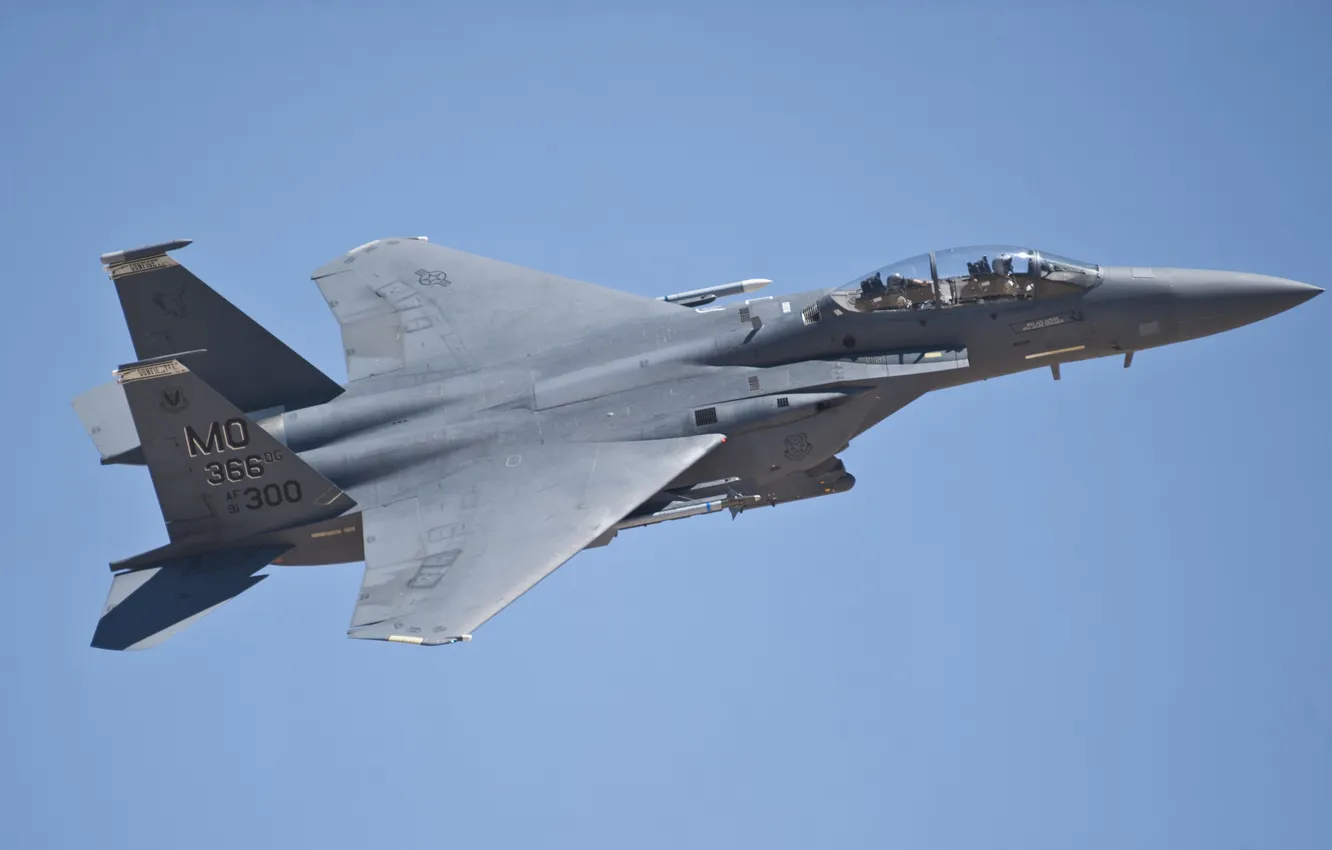 Photo wallpaper fighter, Eagle, F-15E, McDonnell Douglas
