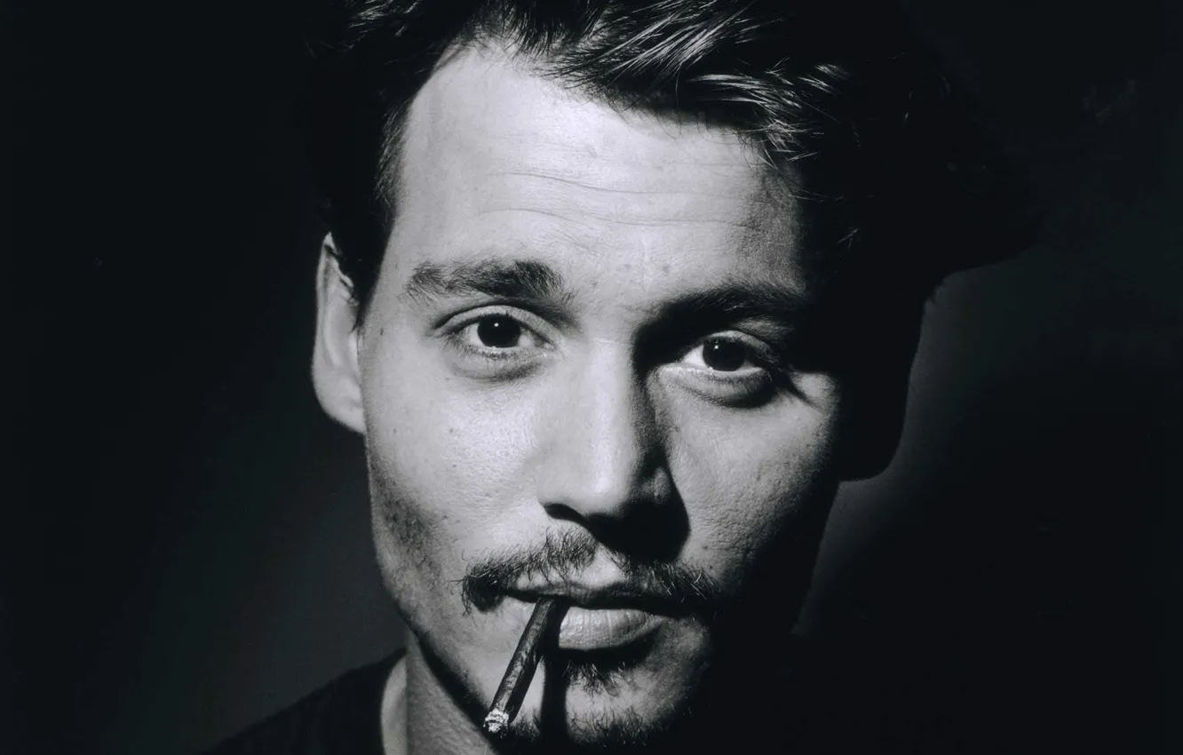 Photo wallpaper cigarette, actor, johnny