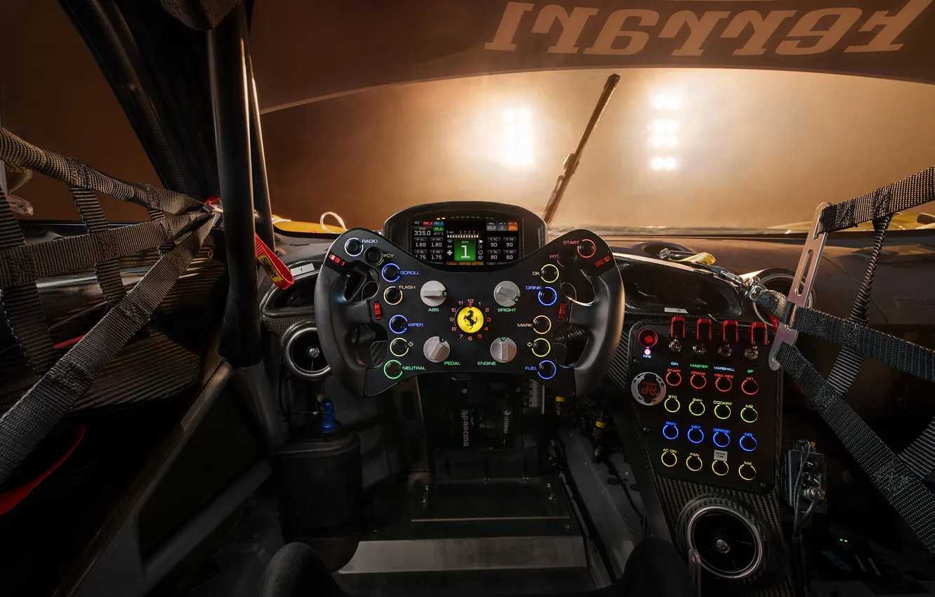 Photo wallpaper Ferrari, 296 GT3, 2160P, GT3 Evo