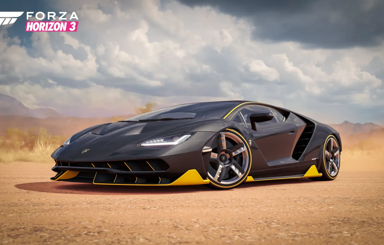 Photo wallpaper Lamborghini, Game, Centennial, Forza Horizon 3