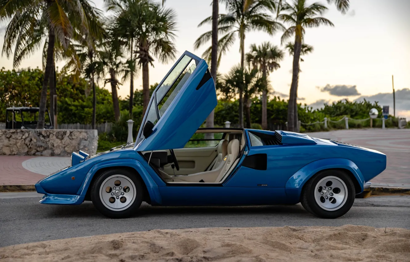 Wallpaper Lamborghini, side view, Countach, LP5000 S, Lamborghini ...