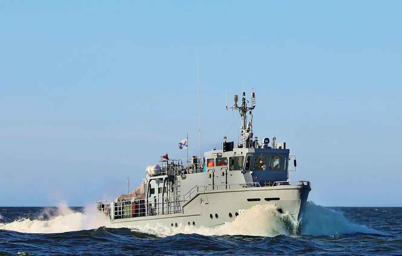 Photo wallpaper Navy, Baltika, auxiliary, diving boat, RVC
