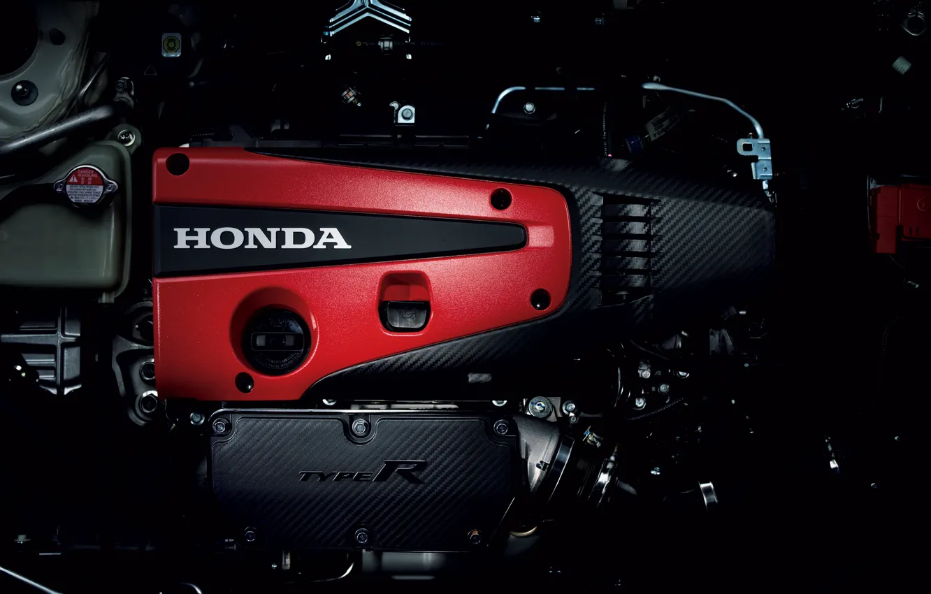Photo wallpaper engine, Honda, Civic, Type R, engine, Honda Civic Type R, 2023
