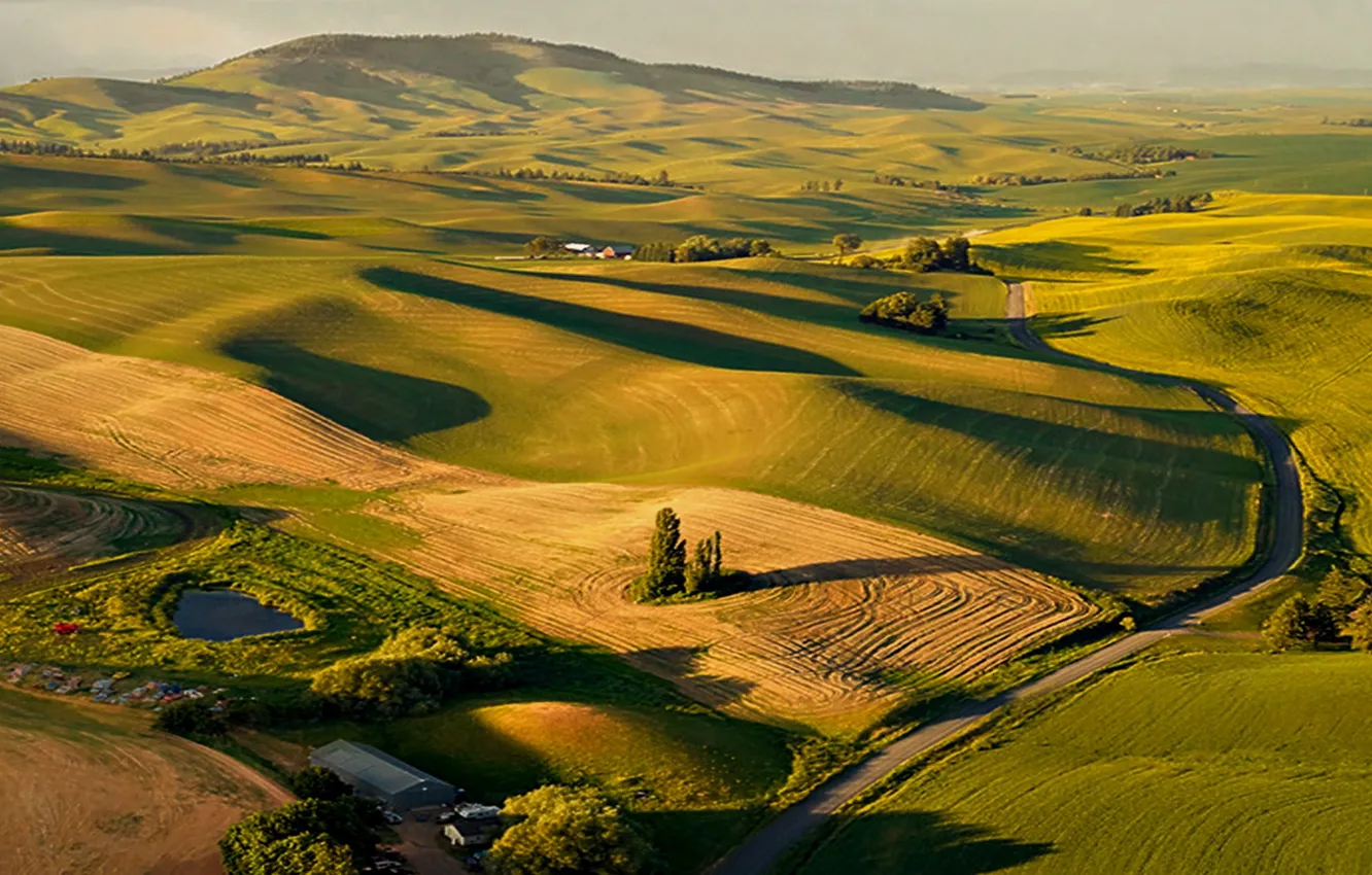 Photo wallpaper hills, Italy, Tuscany