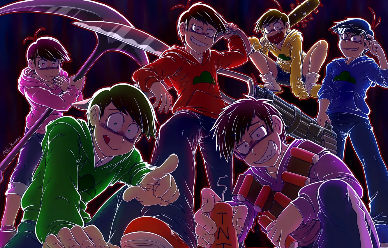 Photo wallpaper anime, art, guy, Osomatsu-San