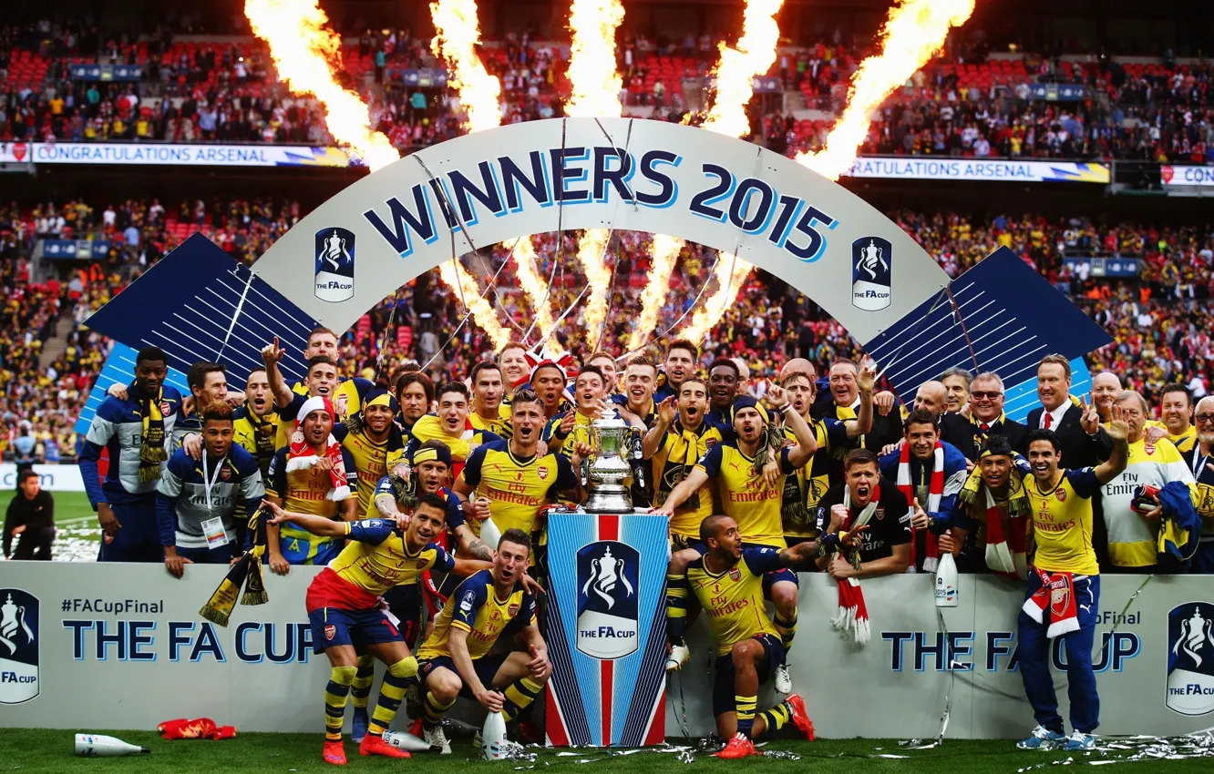 Photo wallpaper background, victory, Arsenal, tribune, Arsenal, Football Club, the gunners, The Gunners