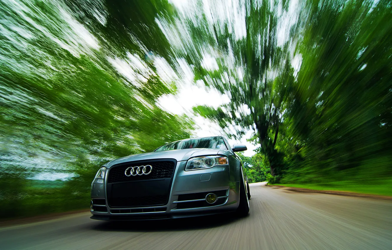 Photo wallpaper Audi, speed
