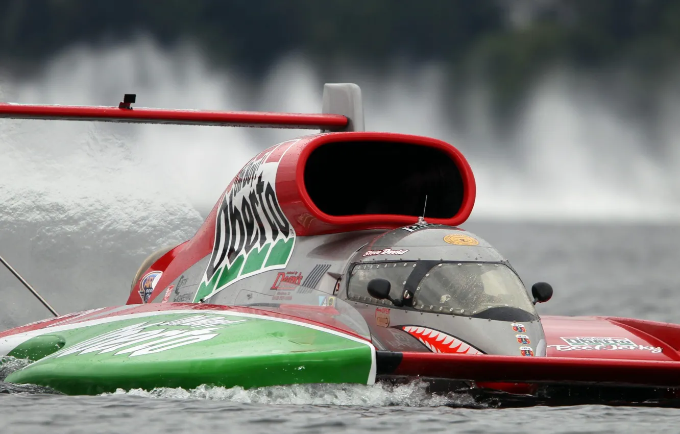 Photo wallpaper race, boat, speed